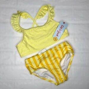 Cat & Jack Yellow Kids Swim Set